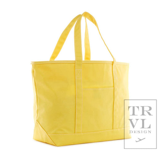 Maxi Tote - Coated Canvas Large Daffodil