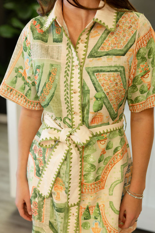 Saroyan Mini Shirt Dress