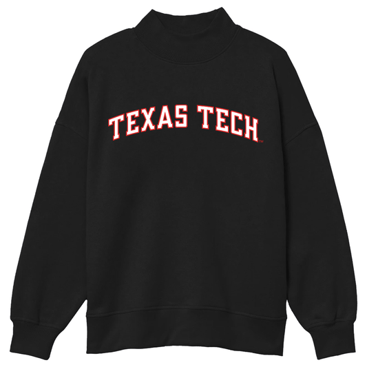 Texas Tech Mock Neck Sweatshirt