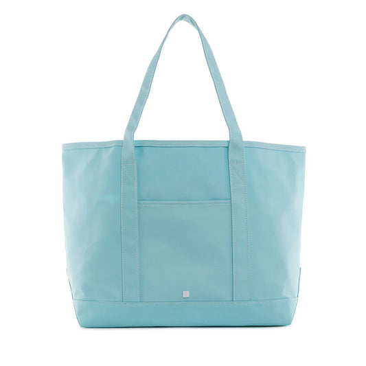Lake Blue Maxi Tote - Coated Canvas