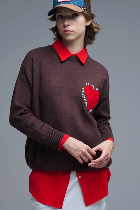 Love Is A Kiss Sweater