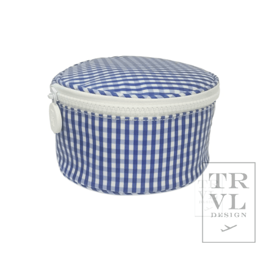 Roundup Jewel Case - Gingham Royal