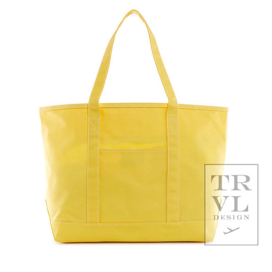 Maxi Tote - Coated Canvas Large Daffodil