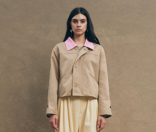 Brooke Cropped Trench