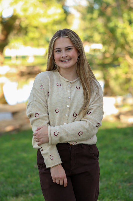Horse Shoes Cardigan