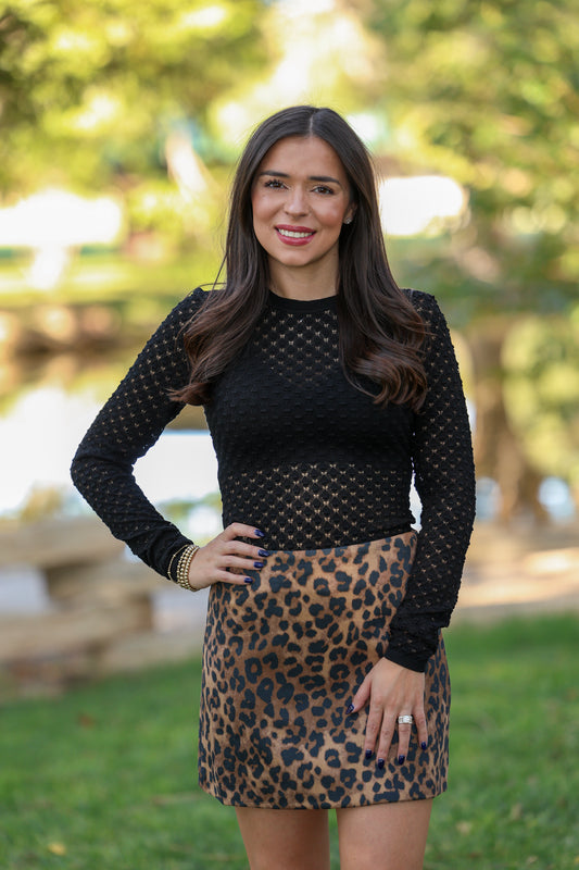 Sicily Leopard Mini Skirt
