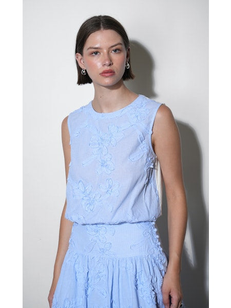 Aurora Stripe Embroidered Set