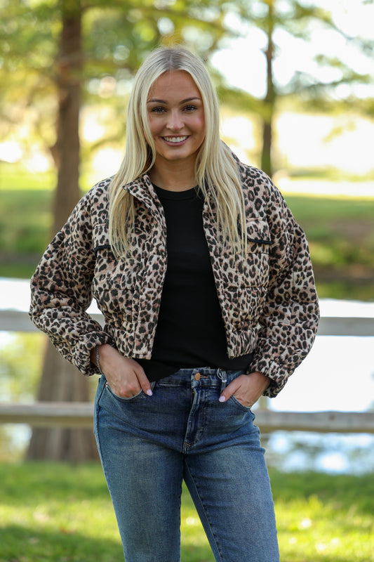 Lisandra Animal Print Jacket