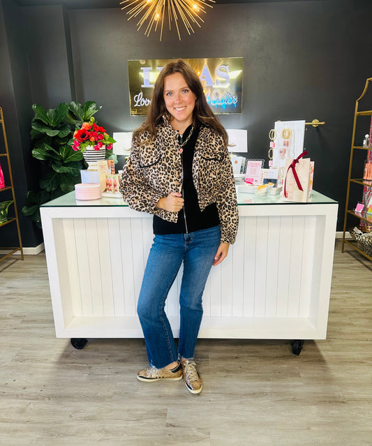 Lisandra Animal Print Jacket