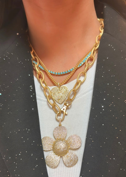 Wildflower Pave Necklace