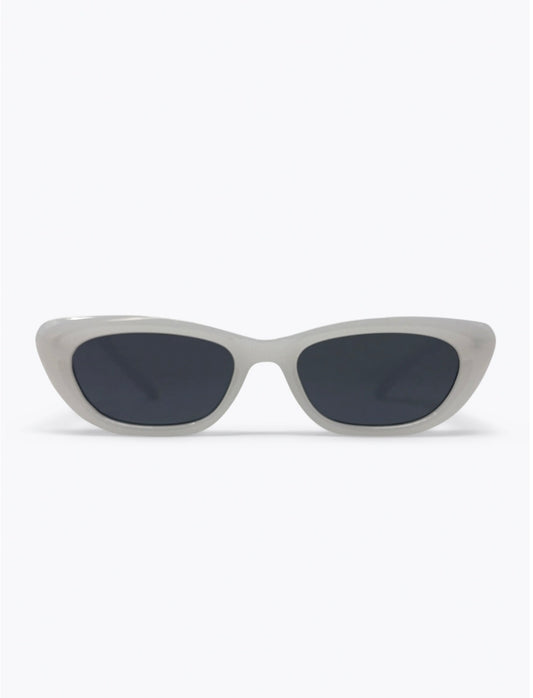 White Cat Eye Sunglasses