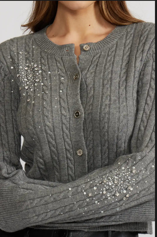 Elton Crystal Cardigan