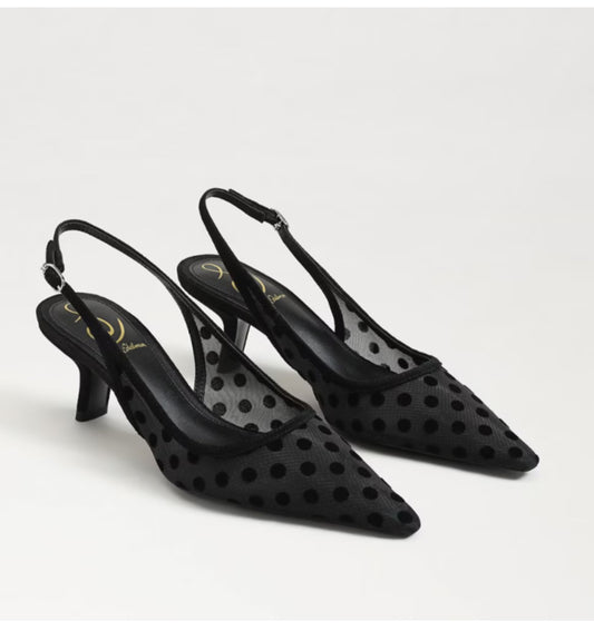 Bianka Sling Polka Dot Mesh