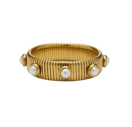 Pearl Tube Bracelet