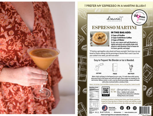 d’Marie Cocktail Mix: Espresso Martini