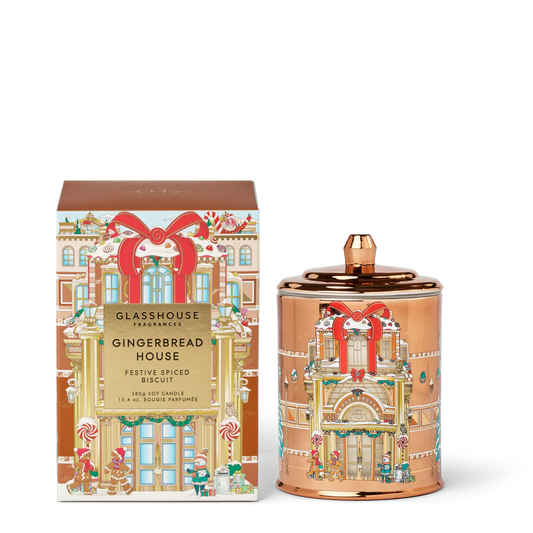 Gingerbread House Candle