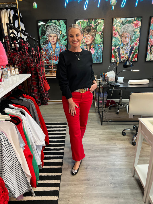 Anika Straight Leg - Salsa