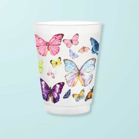 Butterfiles Frosted Cups