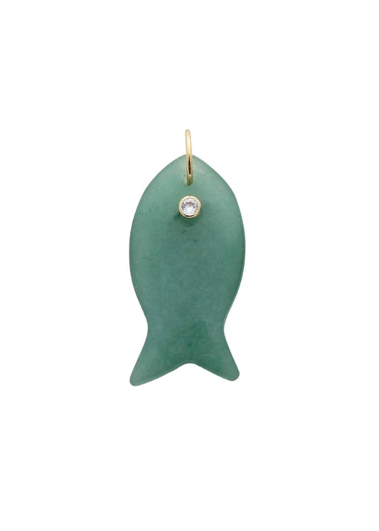 Fish Charm - Green