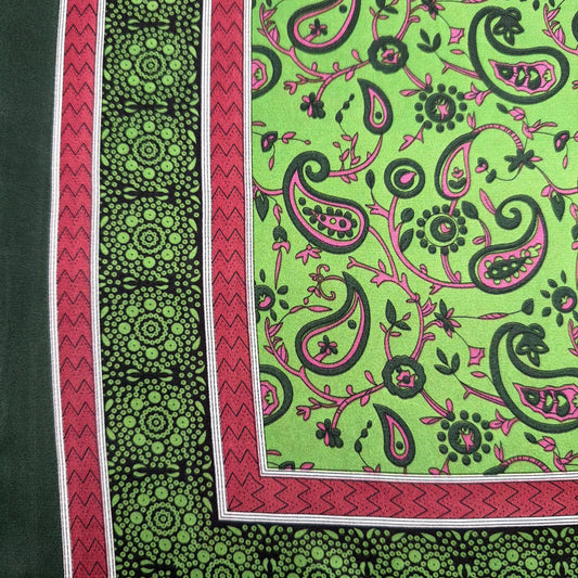 Green Paisley Scarf
