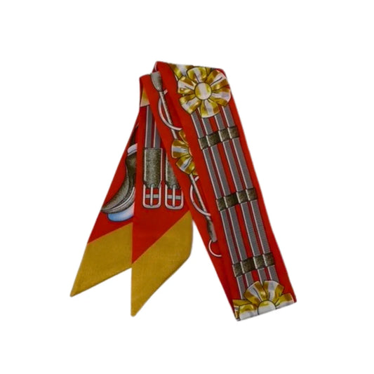 Mustard Musical Twilly Scarf