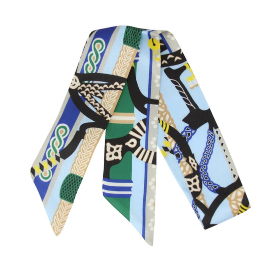 Royal Mosaic Skinny Scarf