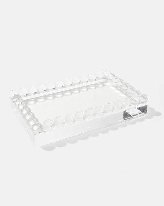 Medium Bubble Lucite Tray