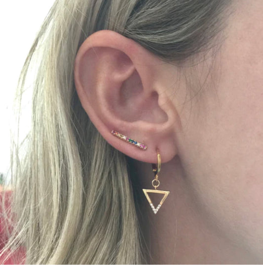Rainbow Bar Ear Climbers