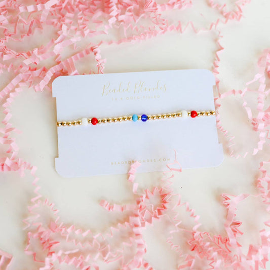 Beaded Blondes - Firework Poppi Bracelet