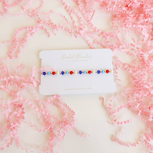 Beaded Blondes - Life's A Firework Bracelet