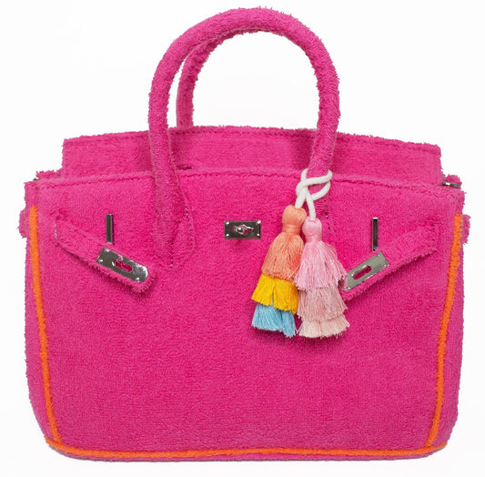 PRE ORDER Seaside Terry Tote - Fuchsia Small