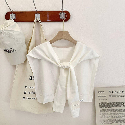 Knit Shawl - White