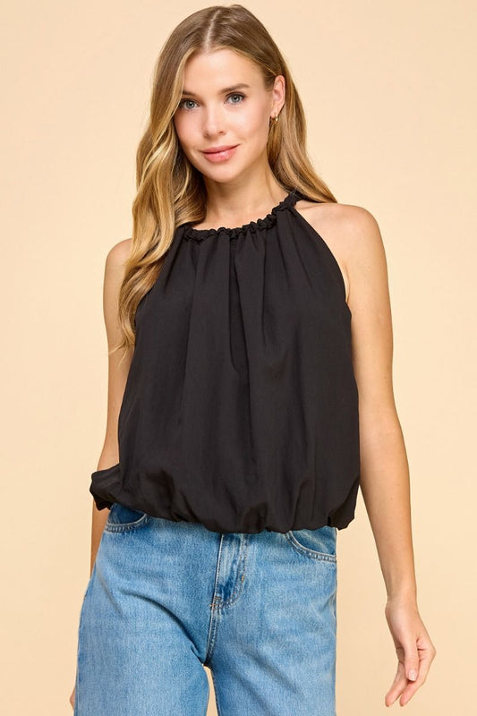 Bailey Bubble Top - Black