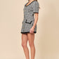 Black Gingham Dress