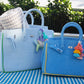 PRE ORDER Seaside Terry Tote - Sky Blue Small