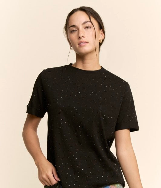 Relaxed Rhinestone Tee