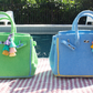 PRE ORDER Seaside Terry Tote - Lime Small