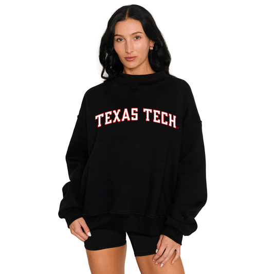 Texas Tech Mock Neck Sweatshirt