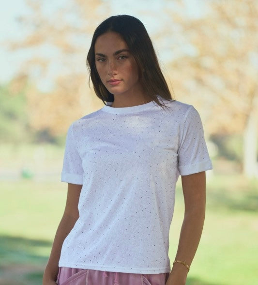 Relaxed Rhinestone Tee
