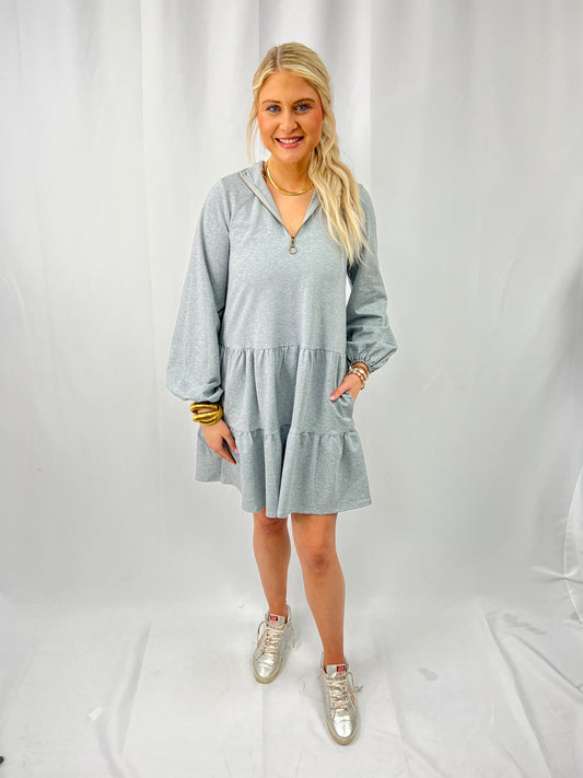 Deanna Quarter Zip Dress