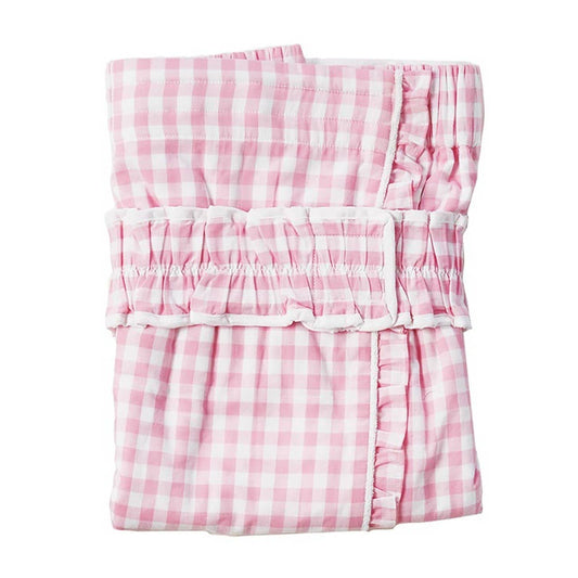 Bella Sleep + Spa - Spa Wrap + Headband Set - Pink Gingham
