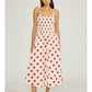 Devin Polka Dot Midi Dress
