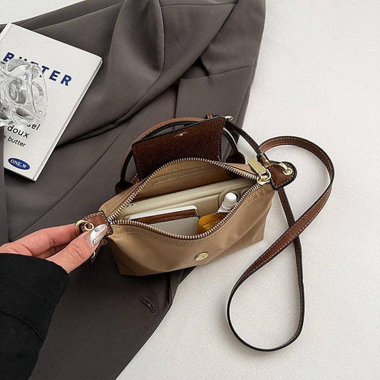 Crossbody Color Block Bag - Army Green