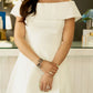 Erin OTS Mini Dress - White