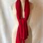 Cashmere Scarf/Wrap Cherry