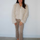 Jeanne Mid Rise Crop - Mink