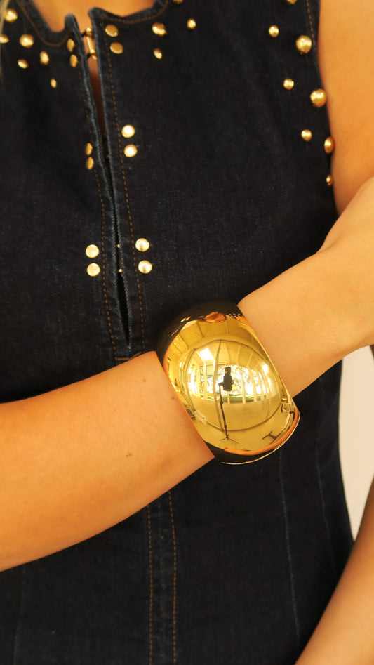 Domed Bangle Bracelet