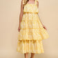 Francis Midi Dress- Yellow