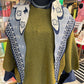 Bandana Sweater Triangle Scarf