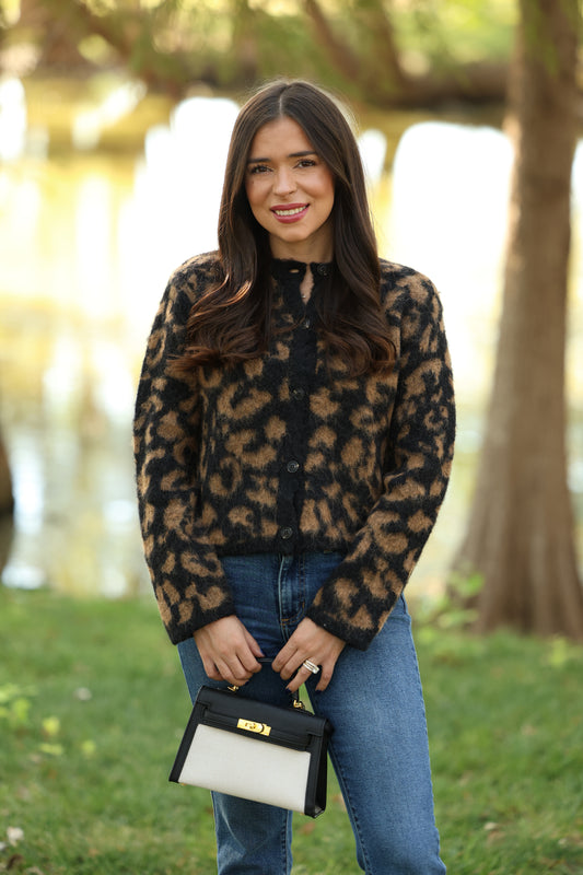 Banksy Leopard Cardigan